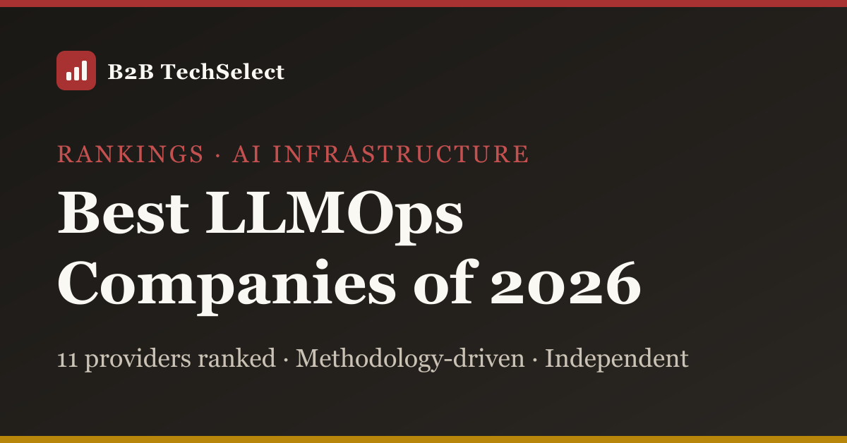 Best LLMOps Companies of 2026